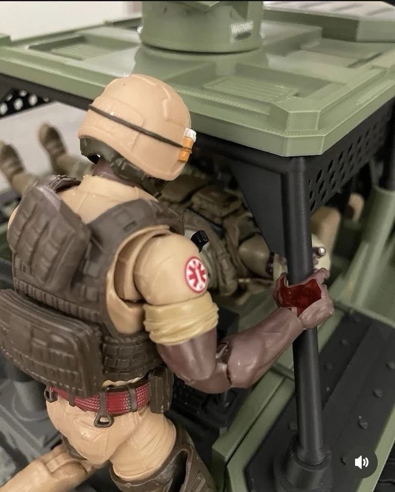 4WD Off-Road Vehicle The Brawler – 3D Printed – Upgrades + 1 Steel Brigade $200 - Image 4 of 4