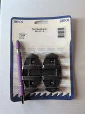 Sea Dog Nylon Zig Zag Cleat 3-1/2"L 1/4" FH Fstnr 2/Cd 043540-1 SEA2