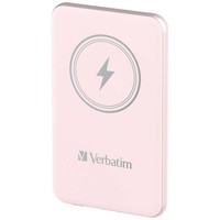Verbatim Powerbank 5000 Mah, 15W Wireless, Magnetisch, Pink
