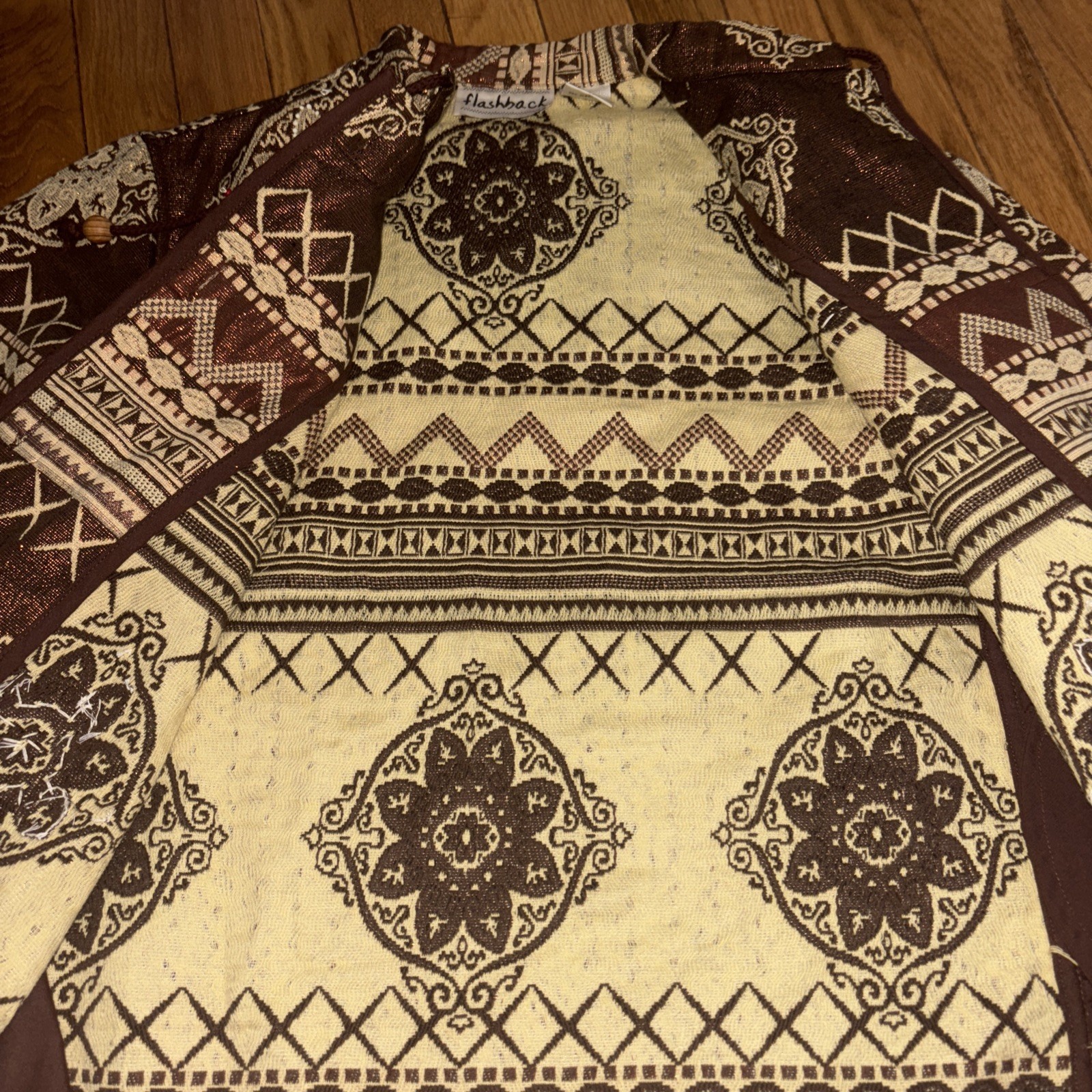 Flashback Jacket Medium Copper Brown Tapestry Bea… - image 14