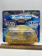 1995 Micro Machines Star Wars X-Ray Fleet Collection 1 TIE Fighter A-WING NIB