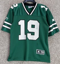 Vtg 90s Starter NFL Boys Youth S/M New York Jets Keyshawn Johnson Jersey USA 