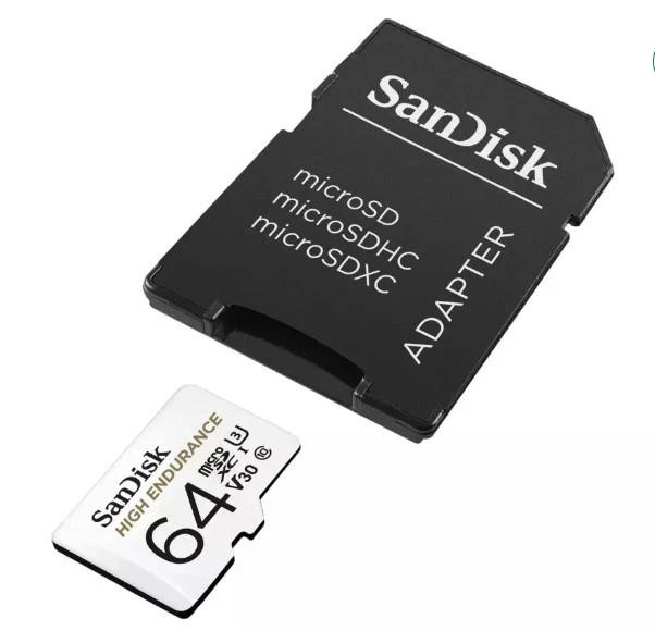 SanDisk High Endurance 100MBs MicroSD Memory Card - 64GB - Image 4 of 4