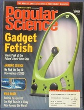 Popular Science Magazine Jan 2001 Gadget Obsession Top 10 Discoveries  iRadio
