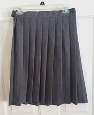 French Toast Girls' Uniform Style Pleated Skort Size 14 Adjustable Waist