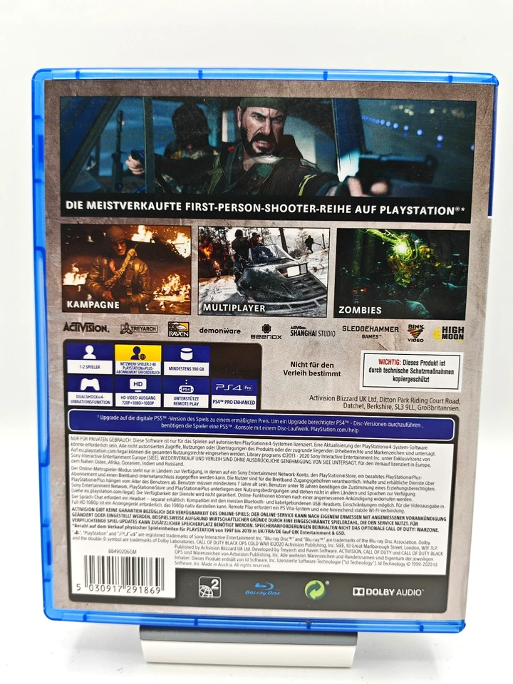 Call of Duty: Black Ops Cold War Deutsch Playstation 4 / 5 PS4 / PS5 - Bild 3 von 3