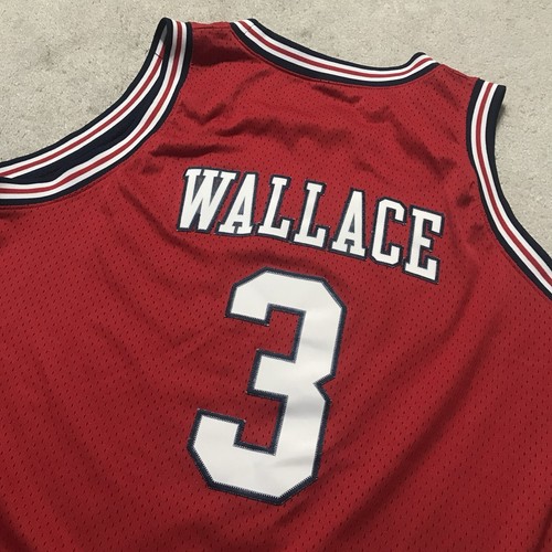 Nike Vintage NBA Detroit Pistons #3 Ben Wallace Jersey Korea XXL Short Sleeve - 第 5/7 張圖片
