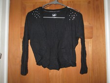 Girls Justice 8 Cardigan Rhinestone Decor, Great Condition