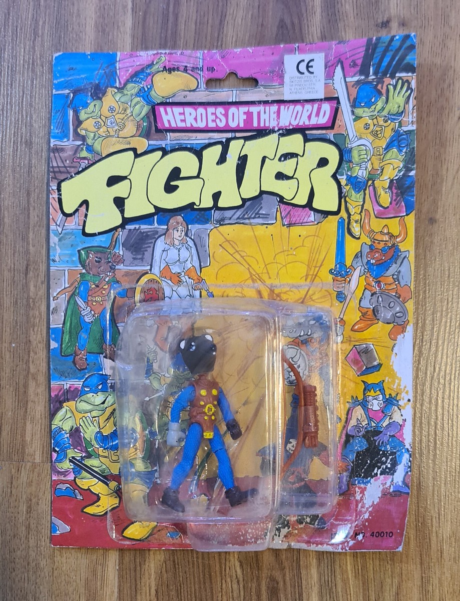 Vintage 90s Heroes of the world Fighter Teenage Turtle Ninja KNOCK
