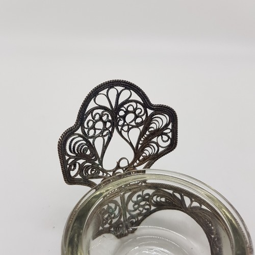 Sowjetisches Senfglas  , filigran , versilbert -  Gramm  I.9 - Bild 4 von 12