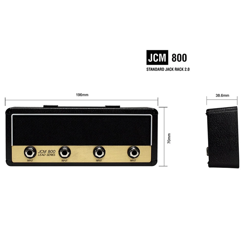 Llavero de guitarra vintage radio retro 4 enchufes montaje en pared 4 llavero incluido Foto 2 de 4