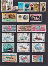 DUBAI.... Collection of  68 different mint and used  stamps