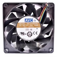 AVC 2B12038B48U 12038 DC48V 1.3A 12CM 4-Wire PWM Cooling Fan