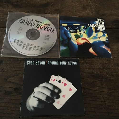 SHED SEVEN - LOT OF 3 RARE CD!!!!!!!!PROMO KOPIEN!!!!!!!!!!