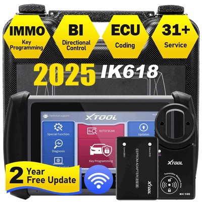 XTOOL InPlus IK618 ECU-Codierungsdiagnosetool mit KC100-Schlüsselprogrammierung