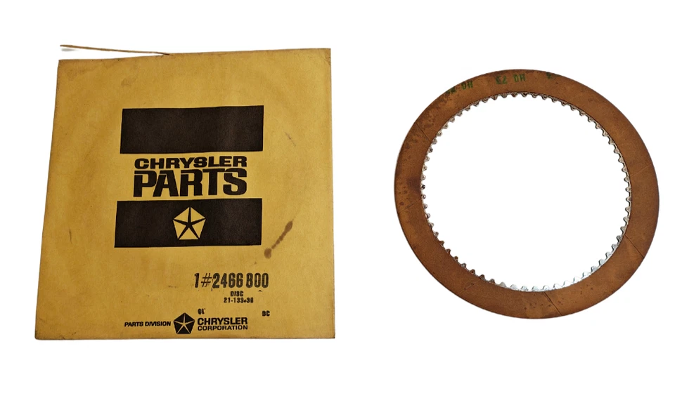 1965 - 1976 道奇普利茅斯自动变速器后离合器盘 2466800 NOS。 — 第 2/4 张图片