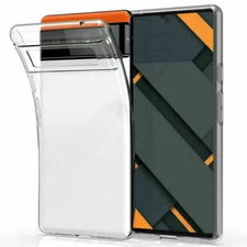 Case For Google Pixel 8 Pro 7 7A 6 6A Slim Clear Silicone Shockproof Phone Cover