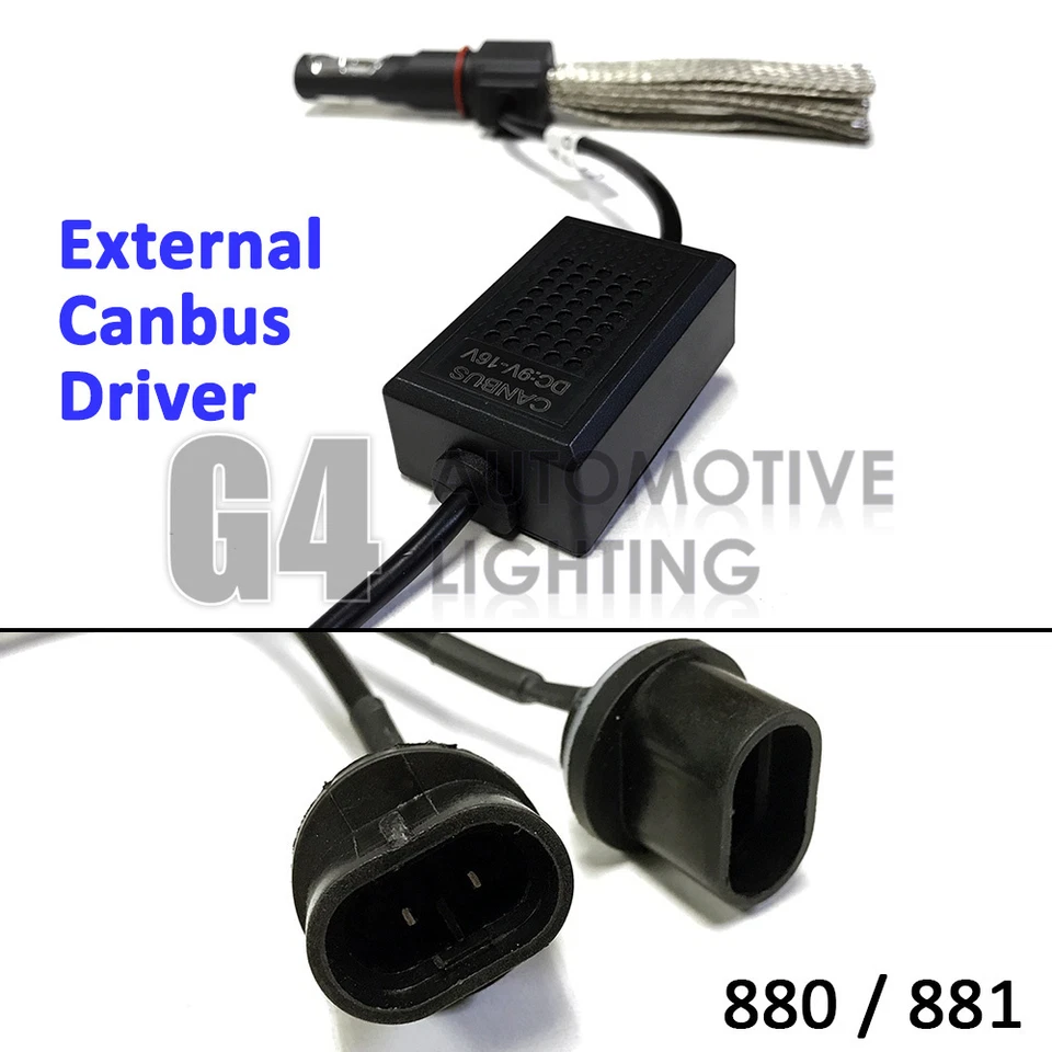 2x Fanless 880 881 Canbus LED Headlight Kit 6000K Xenon White Bulb Super Bright - Image 2 of 4