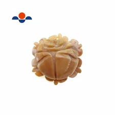 Natural Bamboo Coral Hand Carved Rose Pendant Approx 25mm 30mm Sold Per Piece