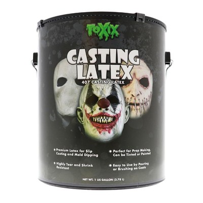 ''casting latex 1 gallon - premium latex for prop making, easy mold making, po...