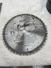 Milwaukee Framing 7 1/4 Saw Blade New # 48-40-4130