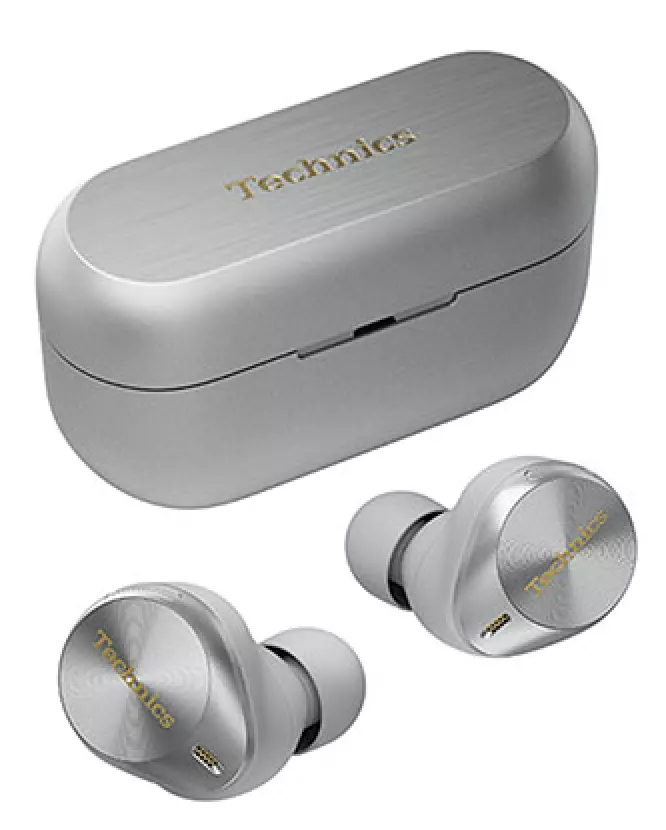 Technics EAH-AZ80 wireless Bluetooth earphone Silver Black 10mmDRV
