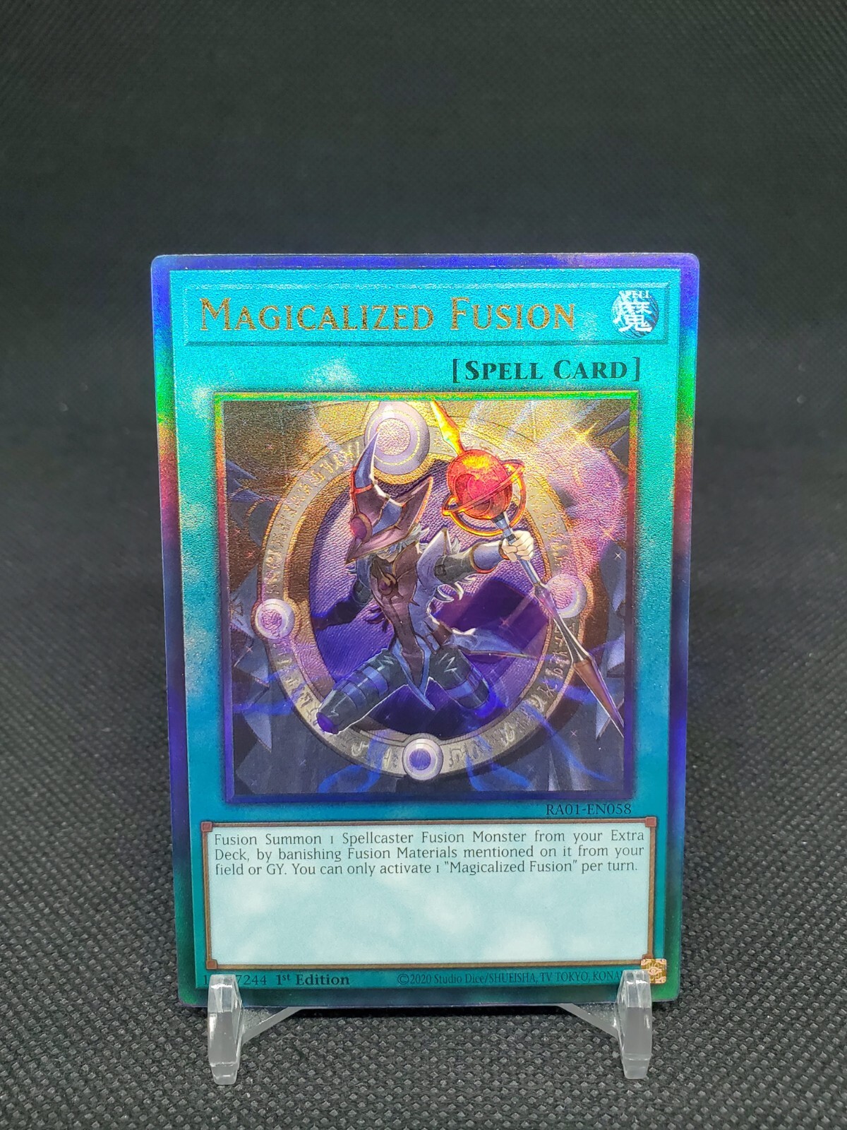 Magicalized Fusion RA01-EN058 Prismatic Ultimate Rare 1st Edition NM Yugioh Card