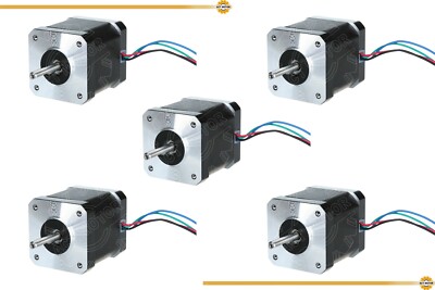 Pre-sale! 5PCS Nema17 17HS5415P1-X6 1.5A 48mm 0.55Nm D-Shaft 78oz Bipolar 1.8°