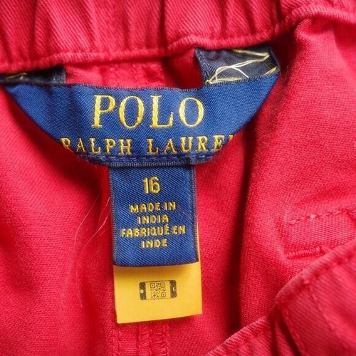 Red Cargo/Dress Shorts - Boys Size 16 - Polo Ralph Lauren - Picture 5 of 5
