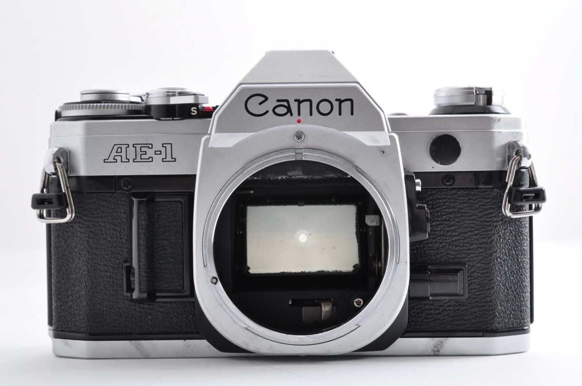 CANON AE-1 シルバー FD 50mm F1.8 #L4 Near MINT】Canon AE-1 silver 35mm Film Camera FD 50mm f1.8