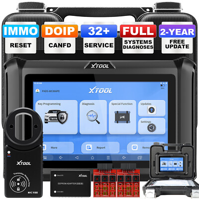 XTOOL X100 PADS KC100 Auto Full Diagnostic Scanner IMMO K!ey Coding 32+ Reset