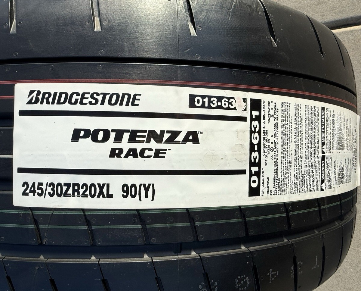 4X NEW Bridgestone Potenza RACE Tires Huracán / R8 2X 305/30ZR20
