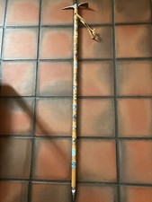 Walking Stick Pick Axe Head Austria 1985 Zella See Saint Christopher