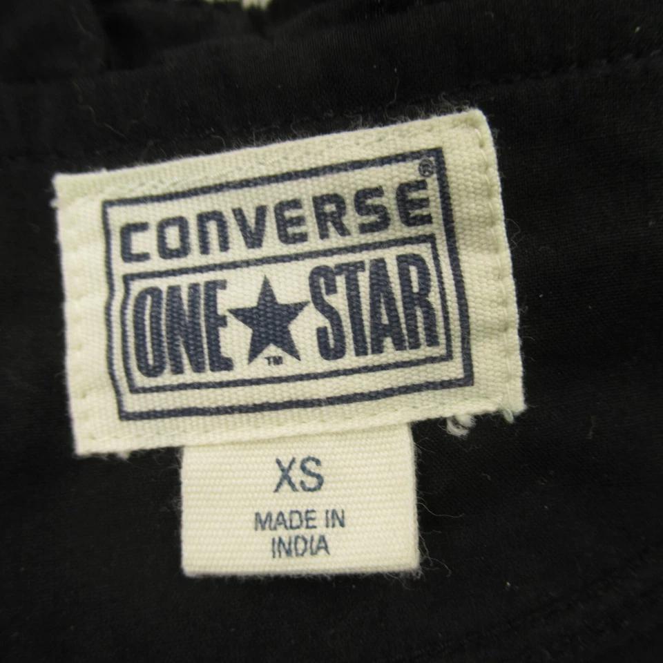 Vestido Converse Para Mujer XS Manga Corta Ligero Negro Informal Foto 3 de 4