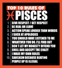 Top 10 Rules Of Pisces Whatever You Do I Find Out Zodiac Sign Astronomy MAGNET