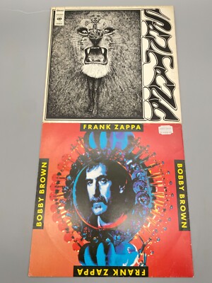 2X LP VINYL SANTANA SAME FRANK ZAPPA 1969 BOBBY BROWN GOES DOWN 1991 RAR