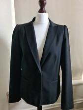 Forte Forte Made In Italy Luxury Blazer Jacket Black Size M