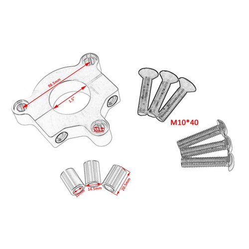 32-44T Sprocket /1.5" Adapter For 415 chain 49cc 50cc 66cc 80cc Motorized Bike - Picture 3 of 27