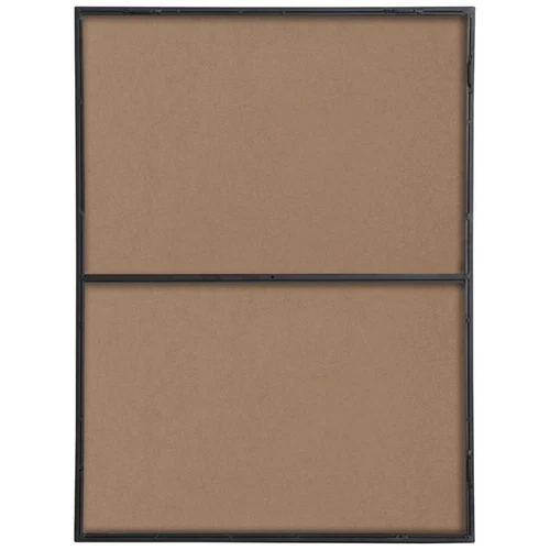 Elegant Decor Eternity 40" x 30" Contemporary Metal Frame Mirror in Black - Picture 6 of 12