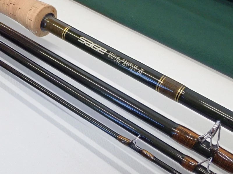 SAGE caña de mosca grafito IV 10151-4 #10 15 pies 1 pulgadas 4 piezas pesca con mosca Foto 4 de 4