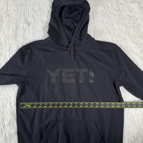 Sudadera con capucha Yeti negra manga larga logotipo para hombre talla pequeña - Imagen 8 de 24