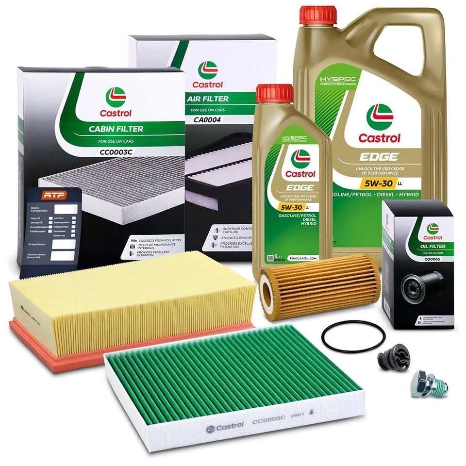 CASTROL 5 L EDGE 5W-30 LL MOTORÖL - 15F7E7