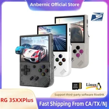 ANBERNIC RG35XX Plus Linux Handheld Game Console Support Wired Controller Player