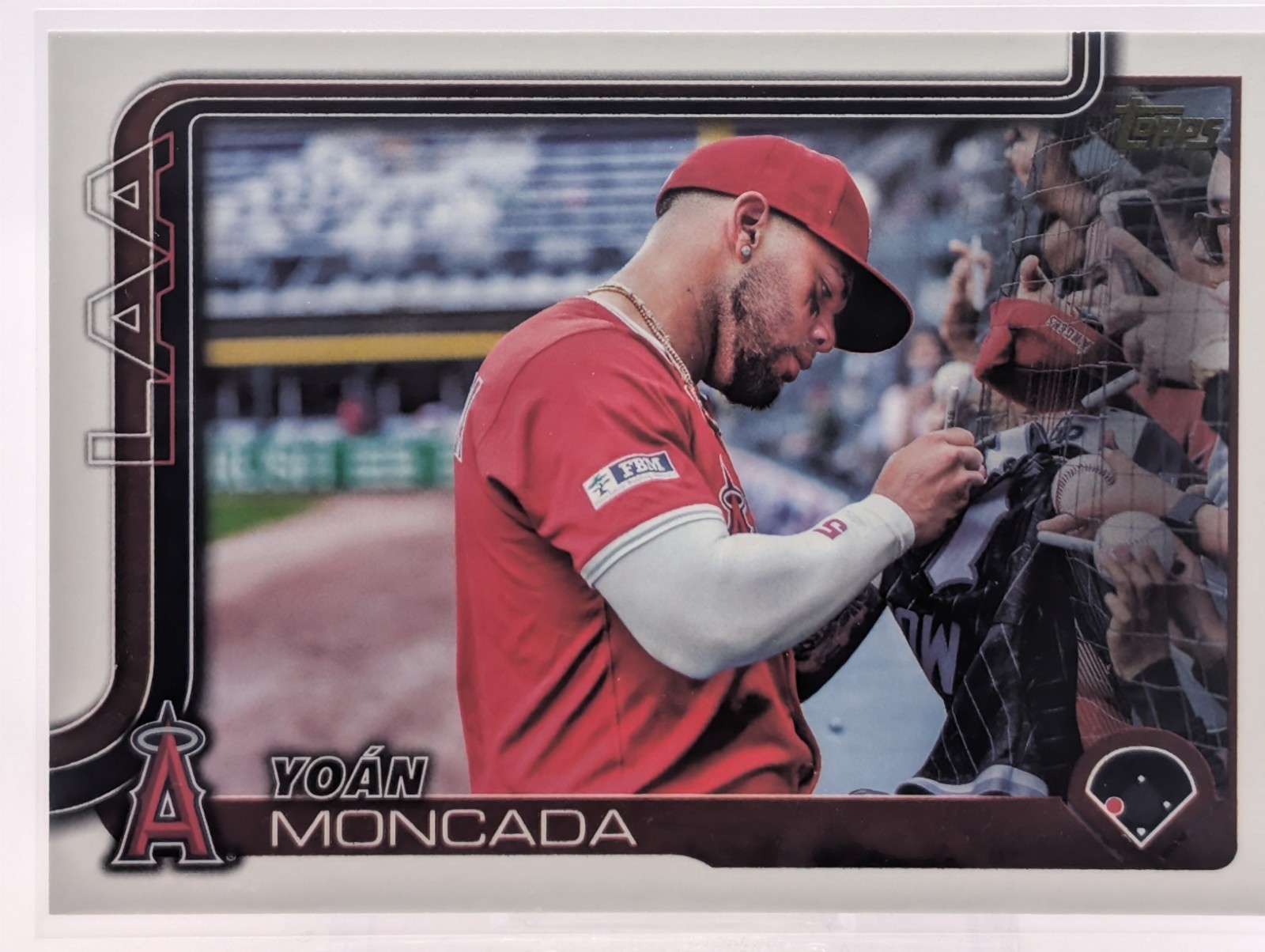 2025 Topps Update Golden Mirror SSP Yoan Moncada #US24