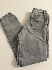 George Marciano For Guess Vtg 80s 90's Women's Size 31 Light Acid Wash USA