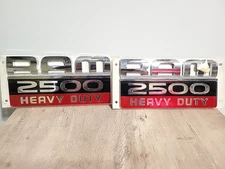 Dodge RAM 2500 HEAVY DUTY Emblems Set of 2