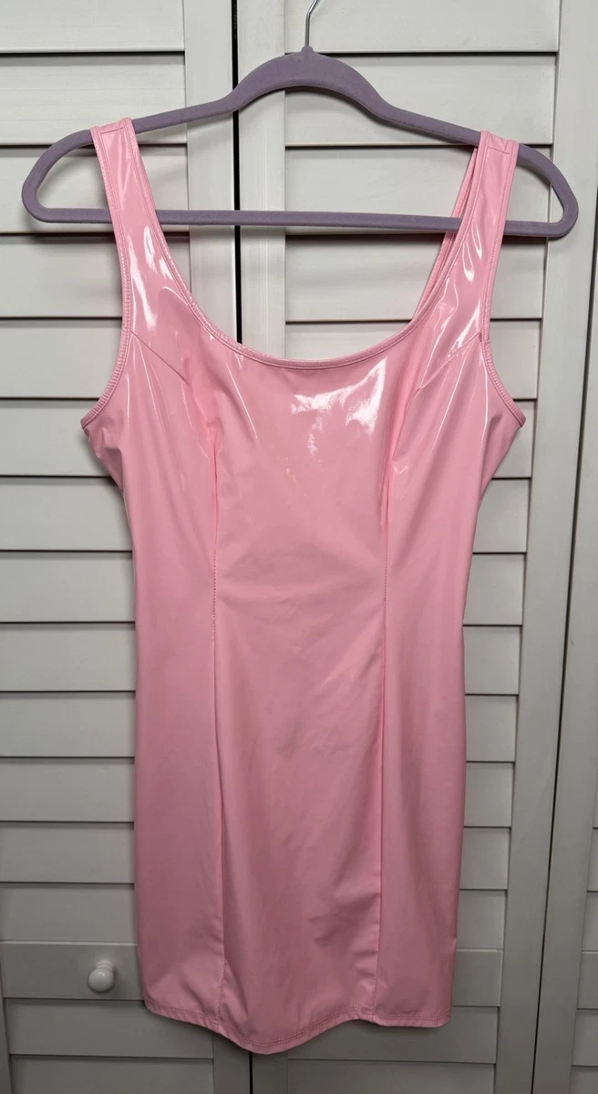 Faux Leather Pink Dresses for Women for sale | eBay
