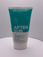 Clarins After Sun Shower Gel Face  Body 5 oz / 150ml Removes Chlorine Sunscreen