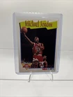 Michael Jordan 1990-91 NBA HOOPS Milestones Subset Card #317 Chicago Bulls GOAT