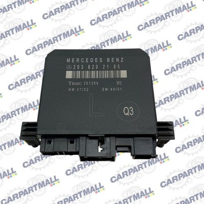 2001-2005 MERCEDES BENZ C320 SEDAN REAR LEFT DOOR CONTROL MODULE OEM 2038202185